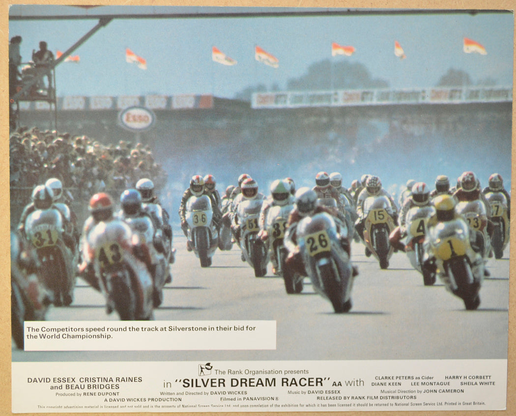 SILVER DREAM RACER (Card 8) Cinema Set of Colour FOH Stills / Lobby Cards 