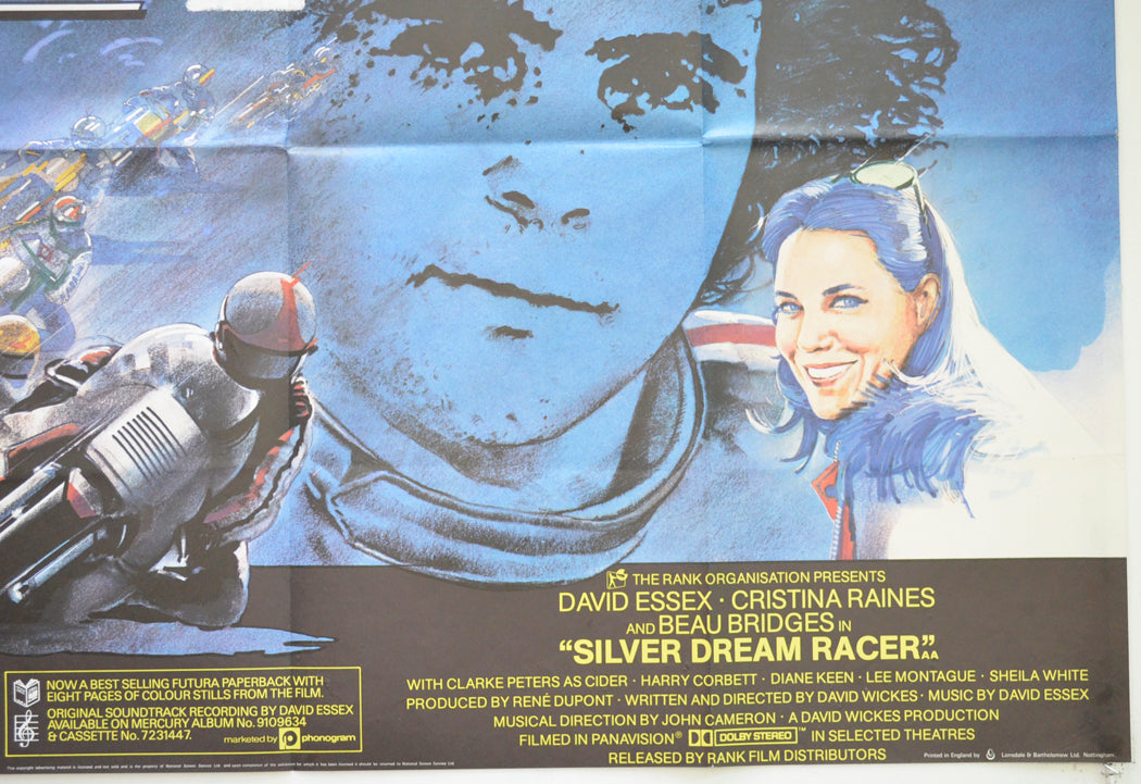 SILVER DREAM RACER (Bottom Right) Cinema Quad Movie Poster 