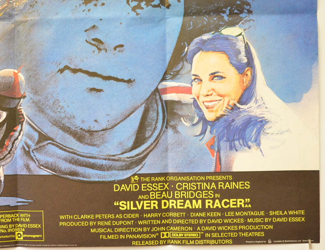 SILVER DREAM RACER (Bottom Right) Cinema Quad Movie Poster 