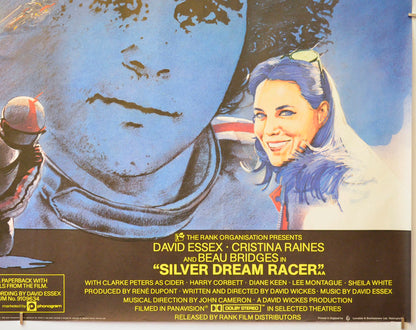 SILVER DREAM RACER (Bottom Right) Cinema Quad Movie Poster 