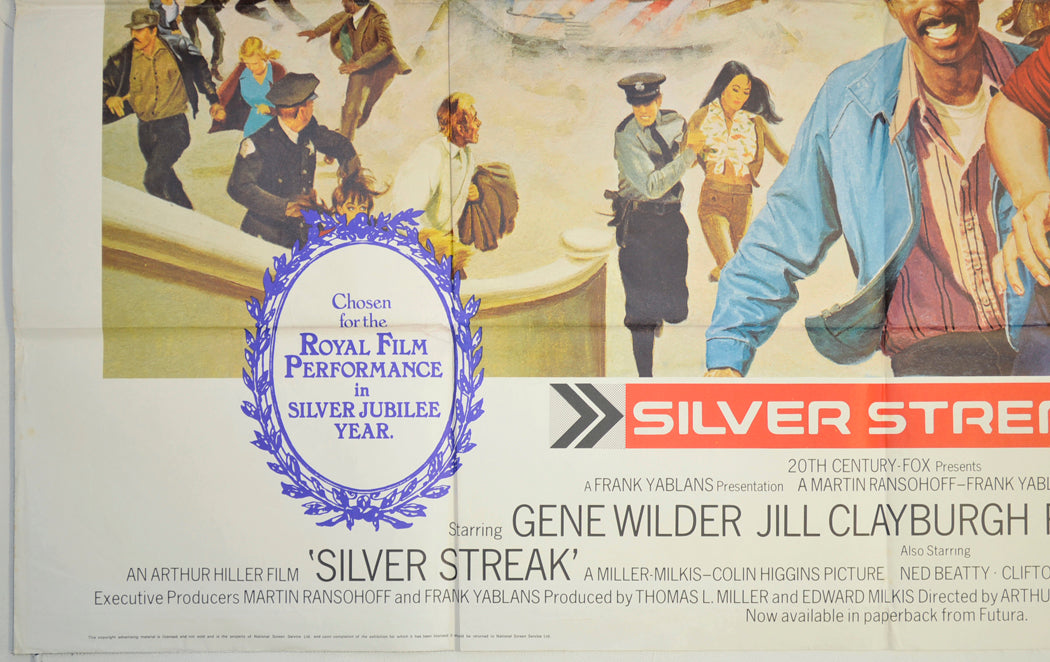 SILVER STREAK (Bottom Left) Cinema Quad Movie Poster 