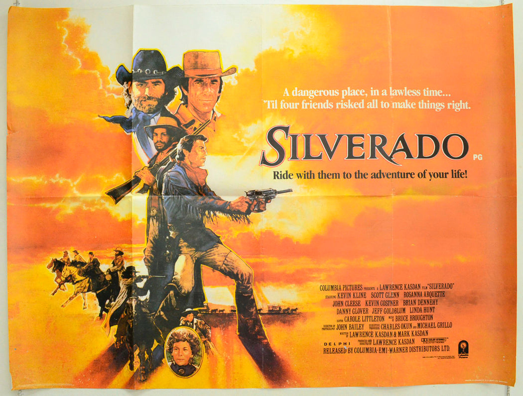 Silverado Original British Quad Poster - Film Poster - Movie Poster 