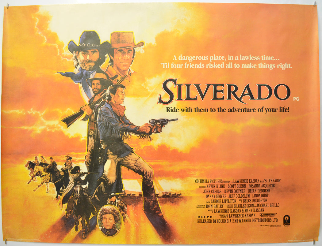 Silverado Original Quad Poster - Film Poster - Movie Poster