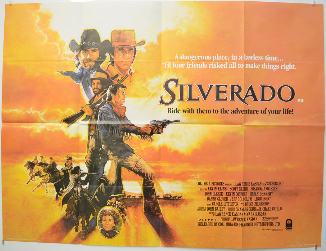 Silverado  Original Quad Poster - Film Poster - Movie Poster