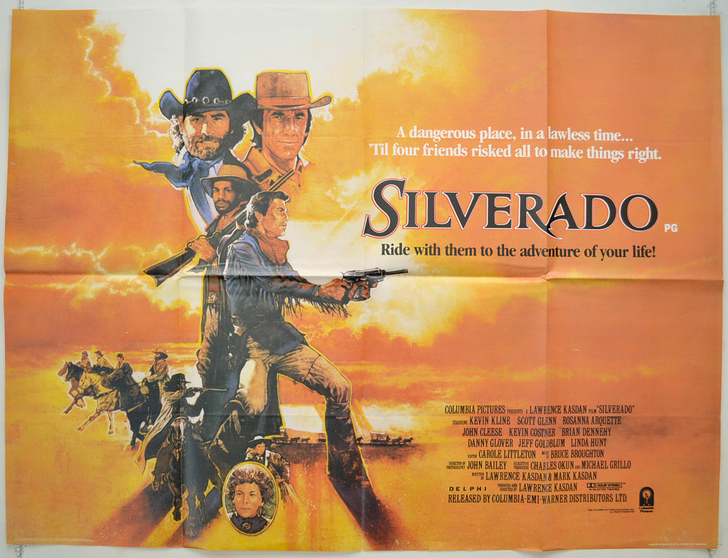 Silverado Original Quad Poster - Film Poster - Movie Poster  