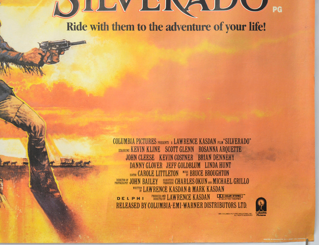 SILVERADO (Bottom Right) Cinema Quad Movie Poster 