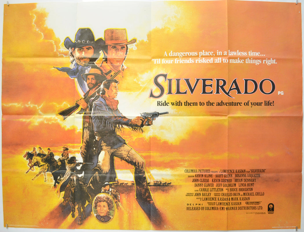 Silverado Original Quad Poster - Film Poster - Movie Poster  