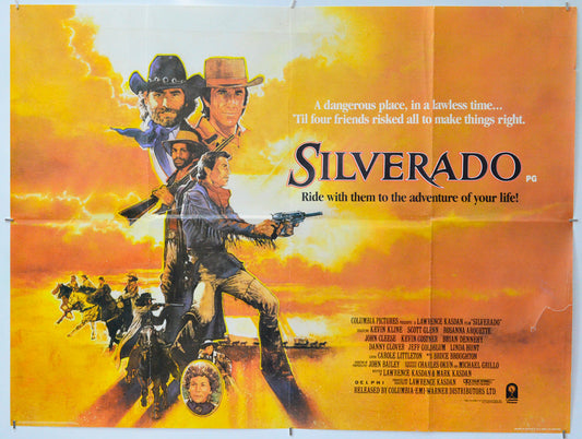 Silverado - Original Quad Poster - Film Poster - Movie Poster