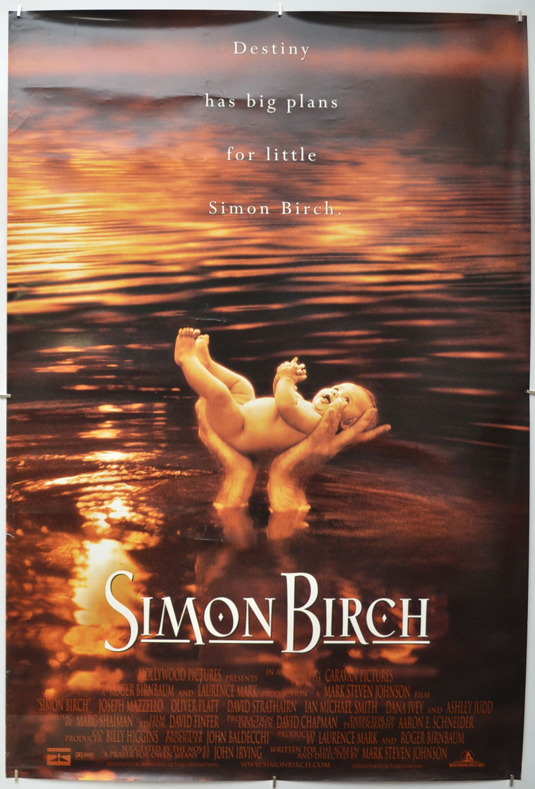 Simon Birch  Original One Sheet Poster - Film Poster - Movie Poster