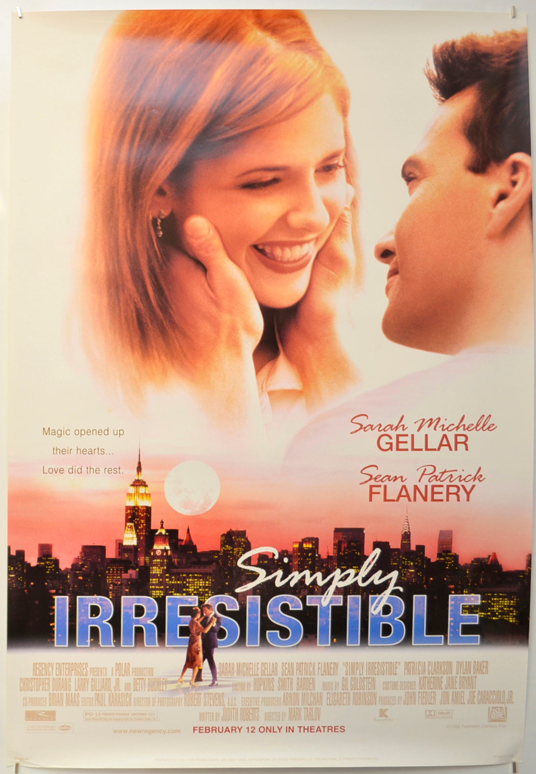 Simply Irresistible Original One Sheet Poster - Film Poster - Movie Poster