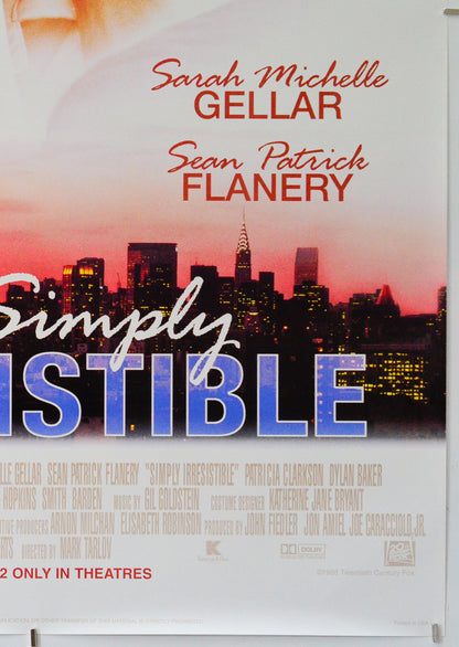 Simply Irresistible (Bottom Right) Cinema One Sheet Movie Poster 