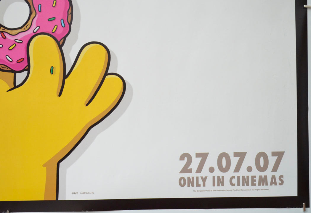 THE SIMPSONS MOVIE (Bottom Right) Cinema Quad Movie Poster 