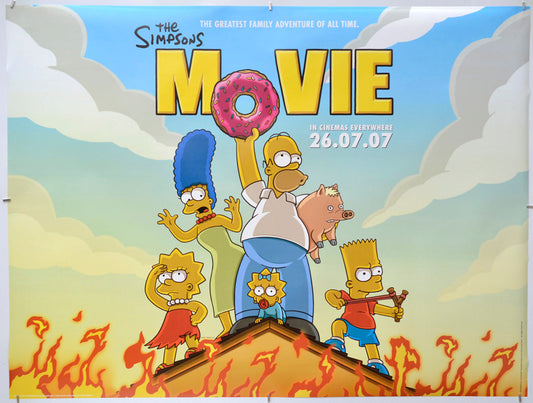 The Simpsons Movie - Original Quad Poster - Film Poster - Movie Poster