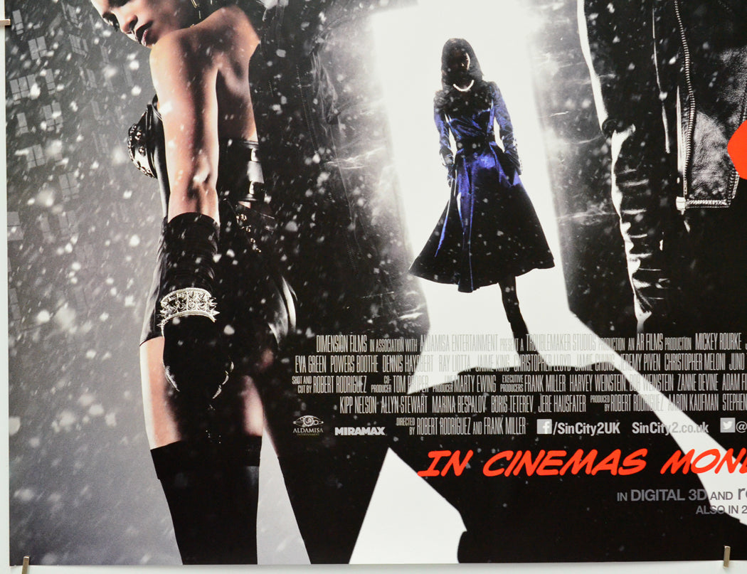 Sin City 2 : A Dame To Kill For (Bottom Left) Cinema Quad Movie Poster 