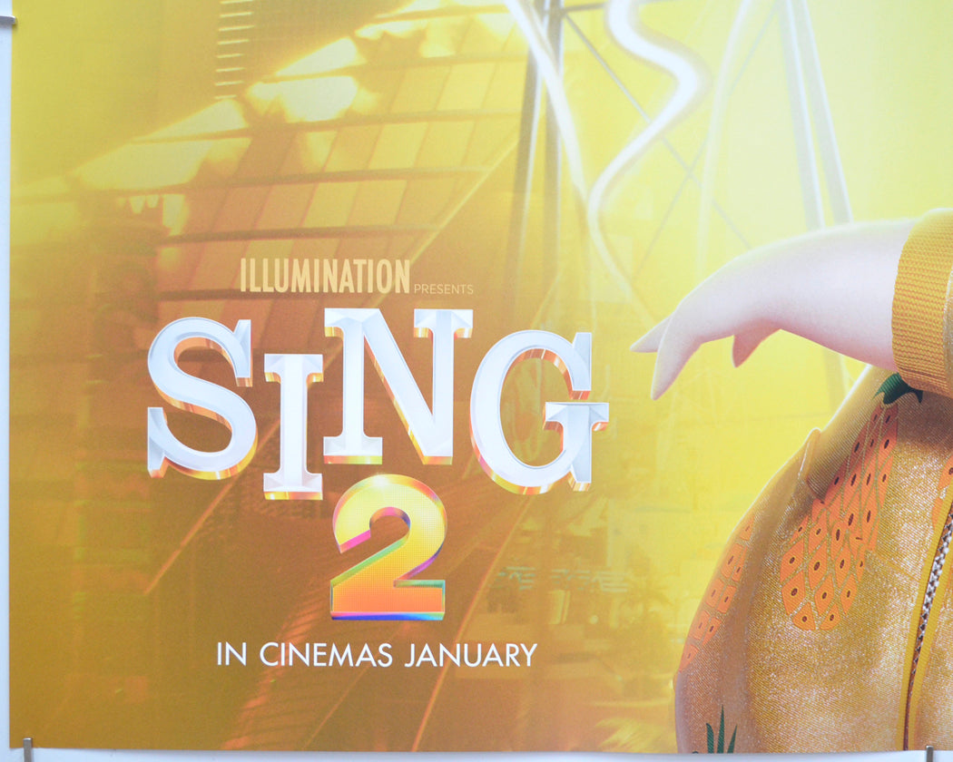 SING 2 (Bottom Left) Cinema Quad Movie Poster 