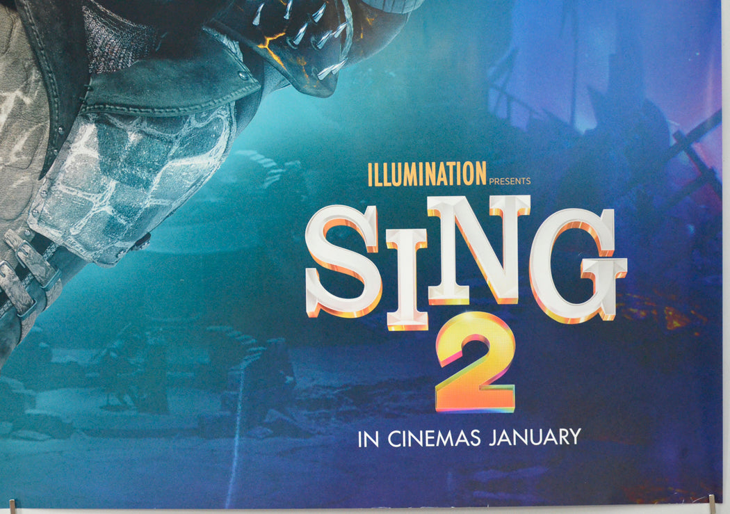 SING 2 (Bottom Right) Cinema Quad Movie Poster 