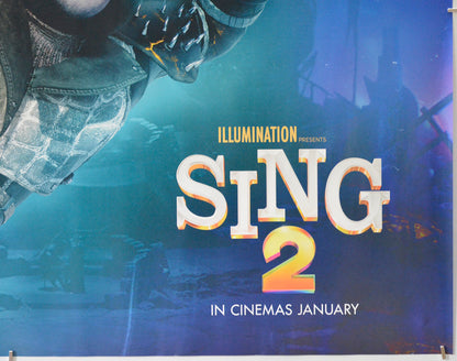 SING 2 (Bottom Right) Cinema Quad Movie Poster 