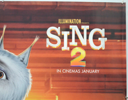 SING 2 (Top Right) Cinema Quad Movie Poster 