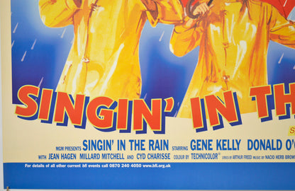 SINGIN’ IN THE RAIN (Bottom Left) Cinema Quad Movie Poster 