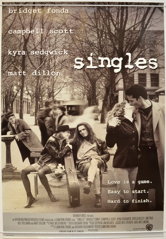 Singles  Original One Sheet Poster - Film Poster - Movie Poster 