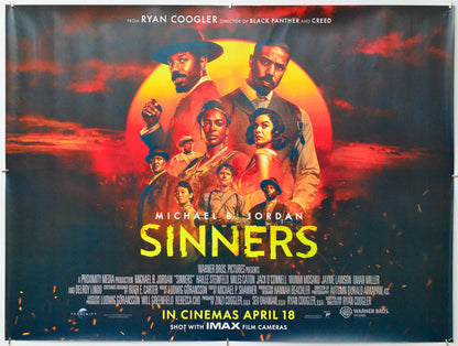 Sinners - Original Quad Poster - Film Poster - Movie Poster