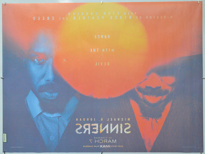 Sinners (Back) Cinema Quad Movie Poster 