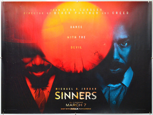 Sinners - Original Quad Poster - Film Poster - Movie Poster