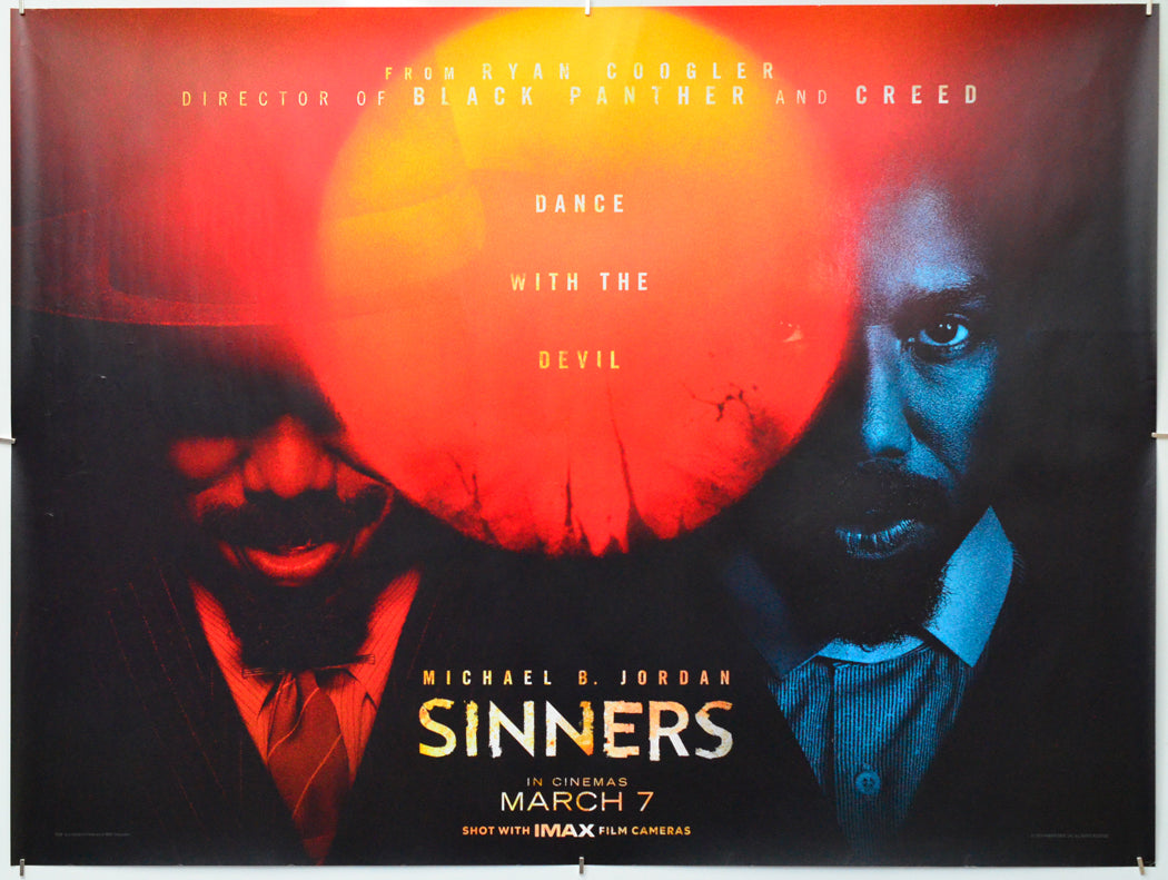 Sinners - Original Quad Poster - Film Poster - Movie Poster