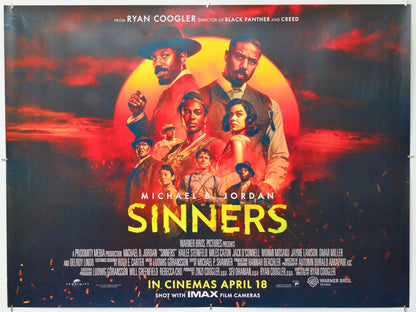 Sinners - Original Quad Poster - Film Poster - Movie Poster