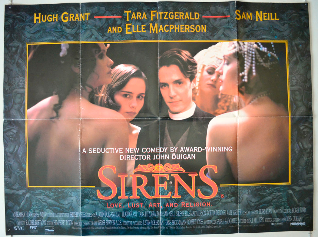 Sirens Original British Quad Poster - Movie Poster