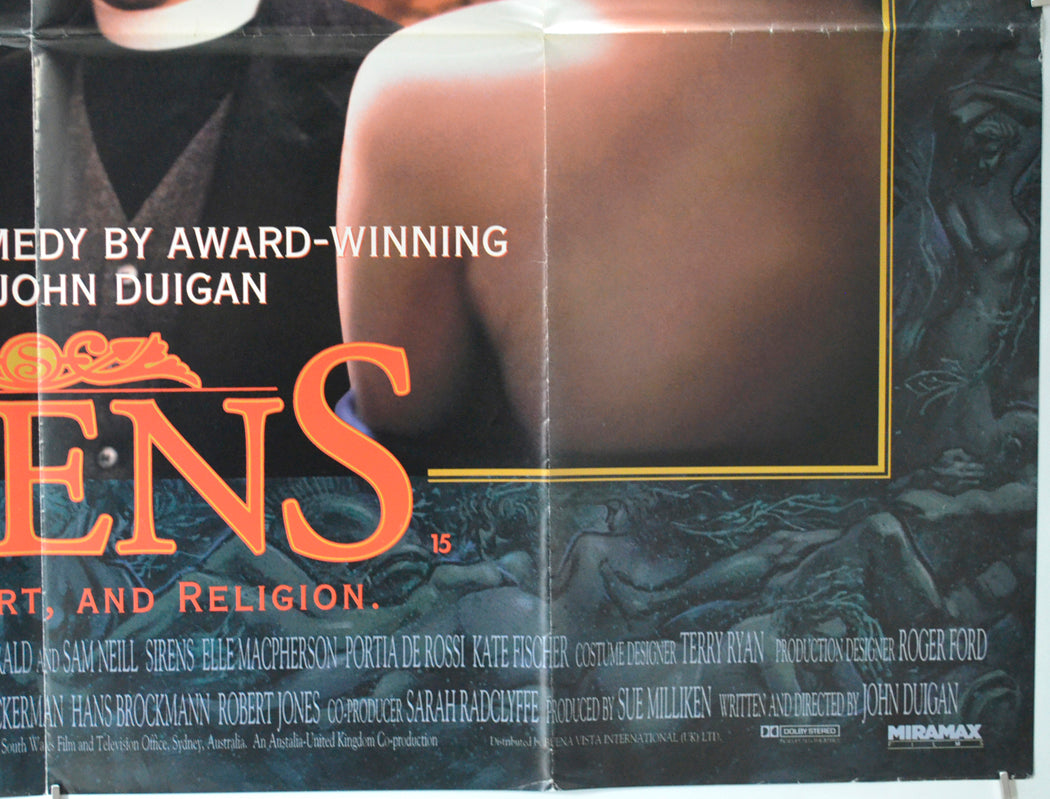 SIRENS (Bottom Right) Cinema Quad Movie Poster 