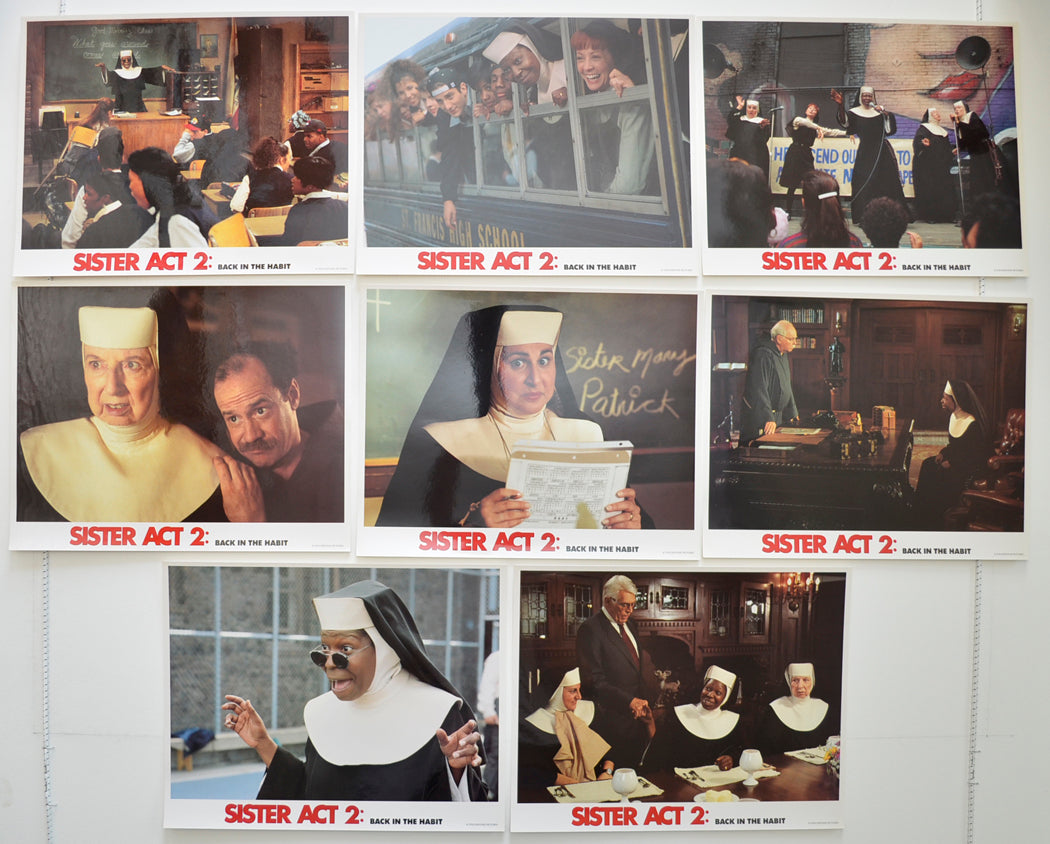 Sister Act 2 - Back In The Habit  Set of 8 Original Cinema Lobby Cards 