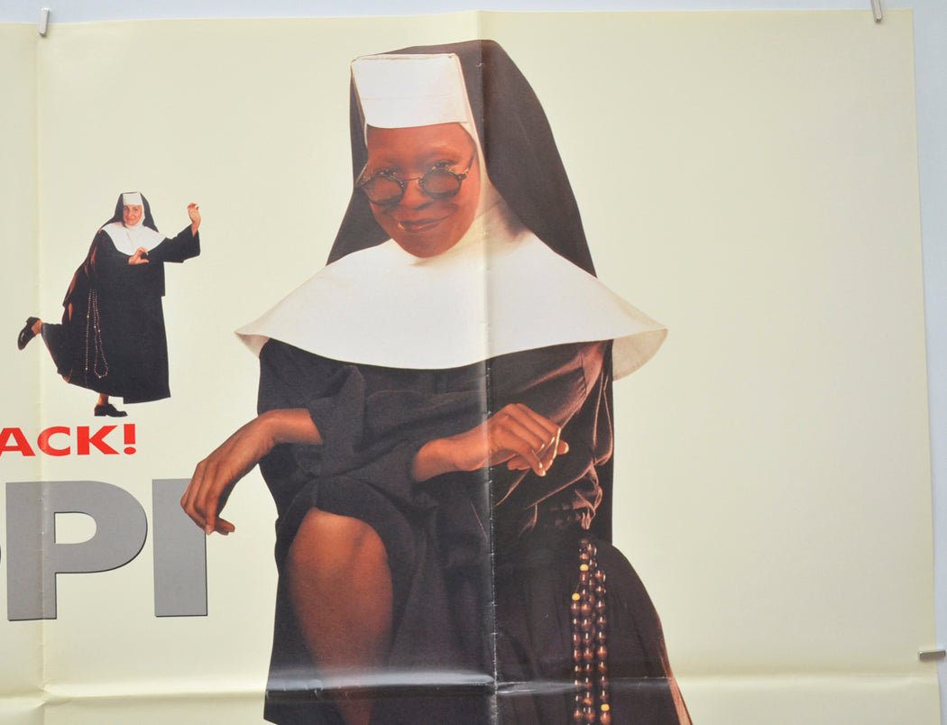 SISTER ACT 2 : BACK IN THE HABBIT (Top Right) Cinema Quad Movie Poster 