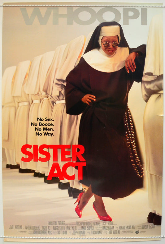 Sister Act Original One Sheet Poster - Film Poster - Movie Poster  