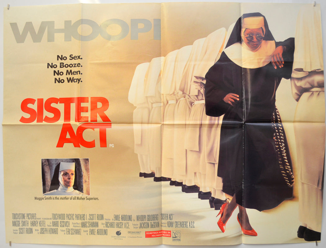 Sister Act Original Quad Poster - Film Poster - Movie Poster  