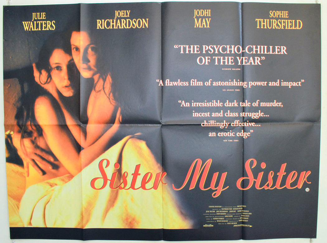 Sister My Sister Original British Quad Poster - Film Poster - Movie Poster 