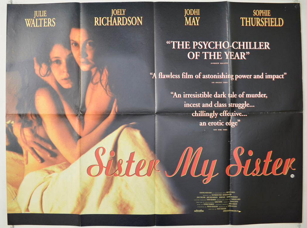 Sister My Sister   Original Quad Poster - Film Poster - Movie Poster 