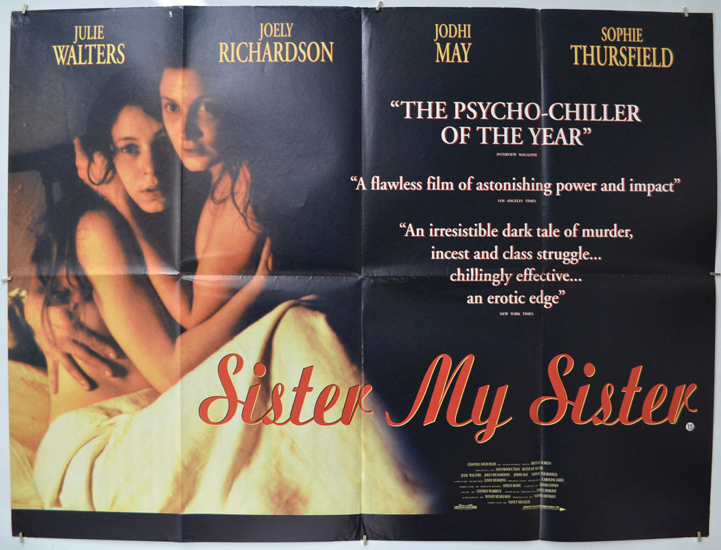 Sister My Sister Original Quad Poster - Film Poster - Movie Poster  