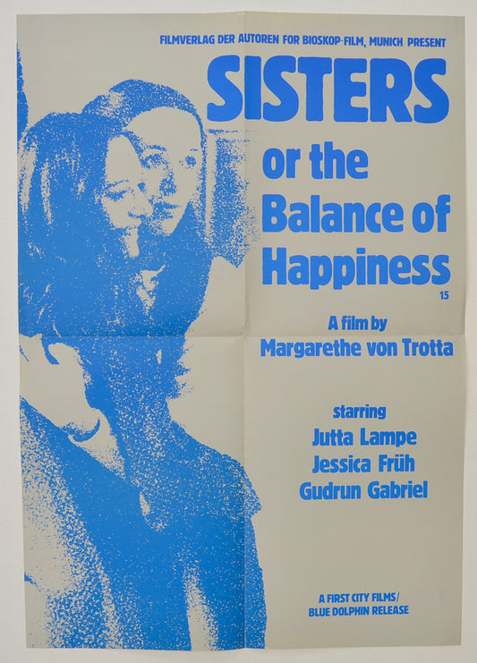 Sisters Or The Balance Of Happiness  (a.k.a. Schwestern oder Die Balance des Glücks)  Original Double Crown Poster - Film Poster - Movie Poster 