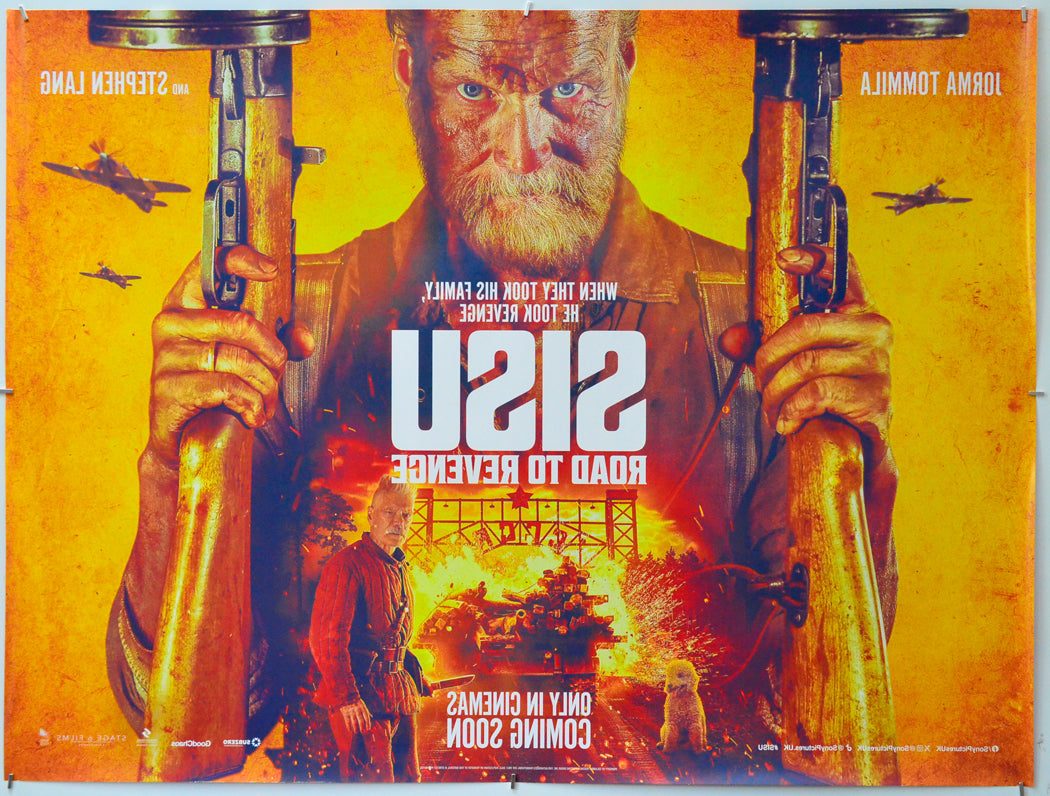 Sisu: Road to Revenge (Back) Cinema Quad Movie Poster 