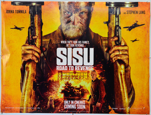 Sisu: Road to Revenge - Original Quad Poster - Film Poster - Movie Poster