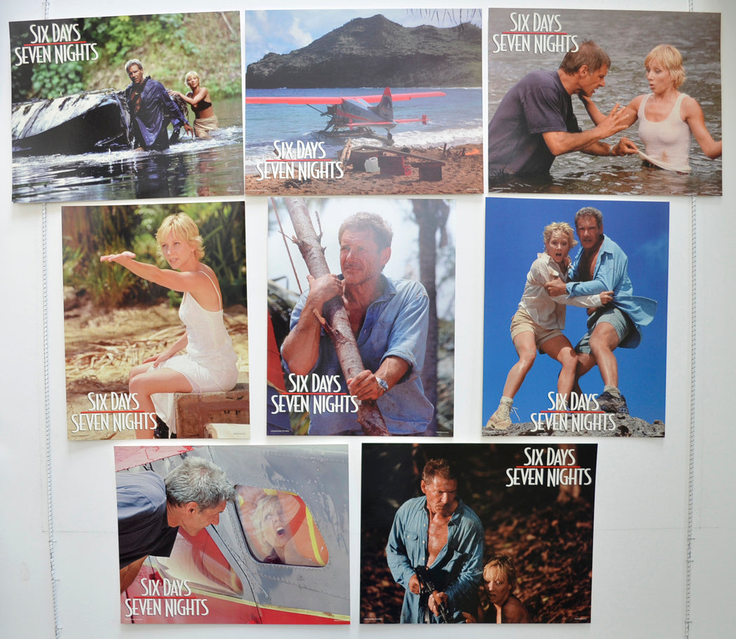 Six Days Seven Nights  Set of 8 Original Cinema Lobby Cards 