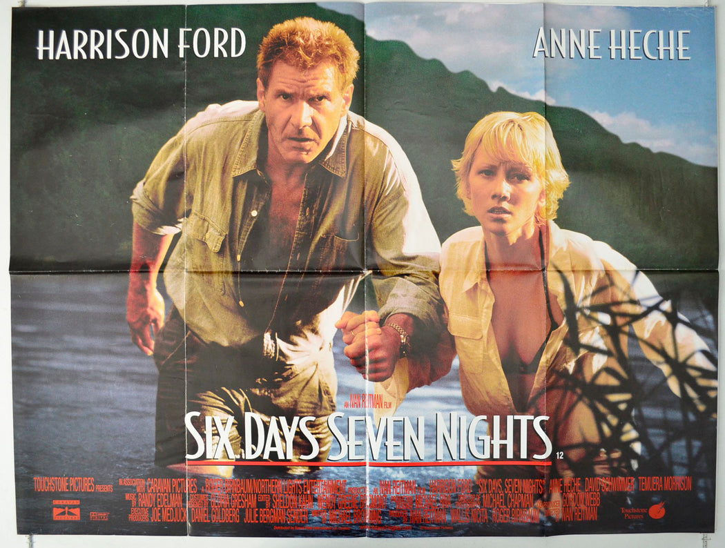 “Six Days Seven Nights” Original British Quad Poster - Movie Poster