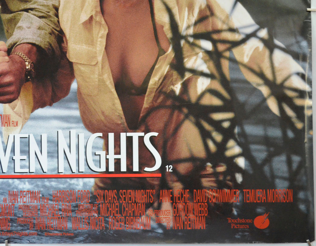 SIX DAYS SEVEN NIGHTS (Bottom Right) Cinema Quad Movie Poster 