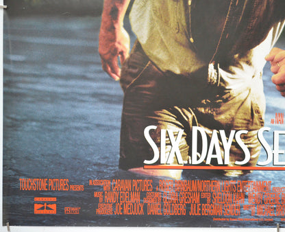 SIX DAYS SEVEN NIGHTS (Bottom Left) Cinema Quad Movie Poster 