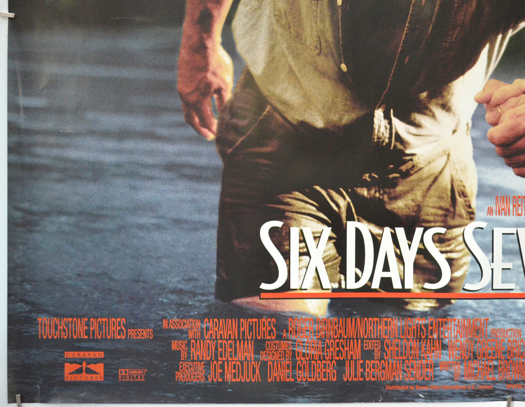 SIX DAYS SEVEN NIGHTS (Bottom Left) Cinema Quad Movie Poster 