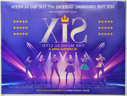 Six the Musical Live (Back) Cinema Quad Movie Poster 