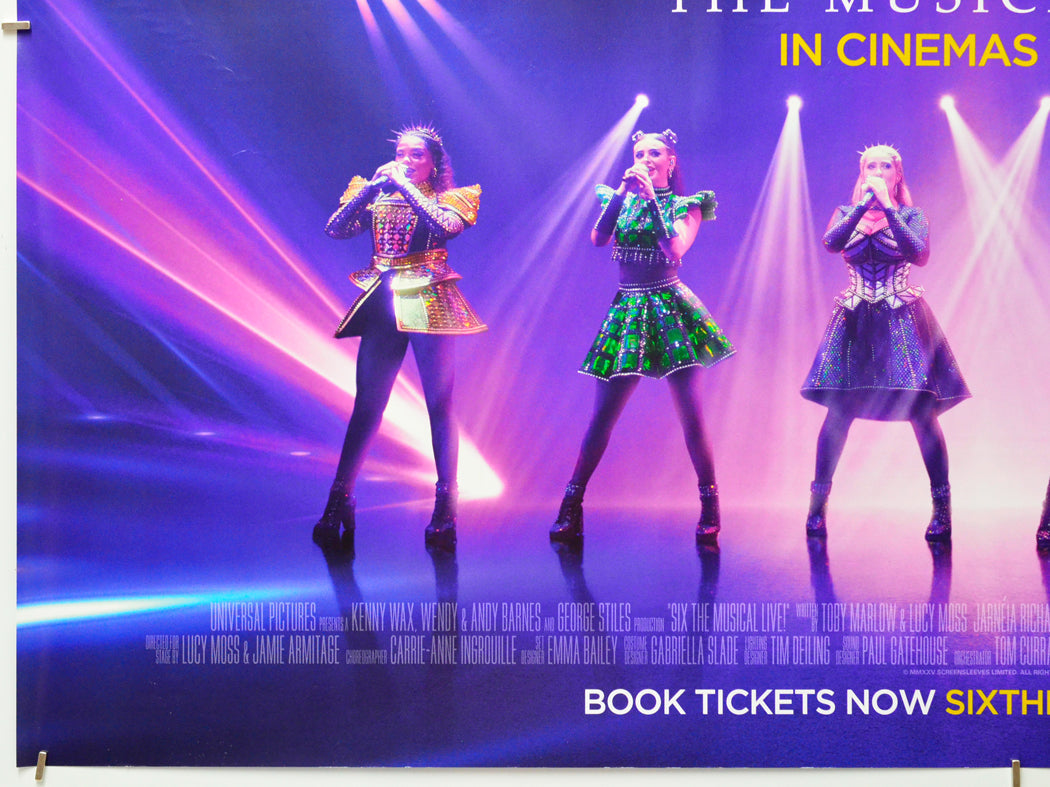 Six the Musical Live (Bottom Left) Cinema Quad Movie Poster 