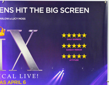 Six the Musical Live (Top Right) Cinema Quad Movie Poster 