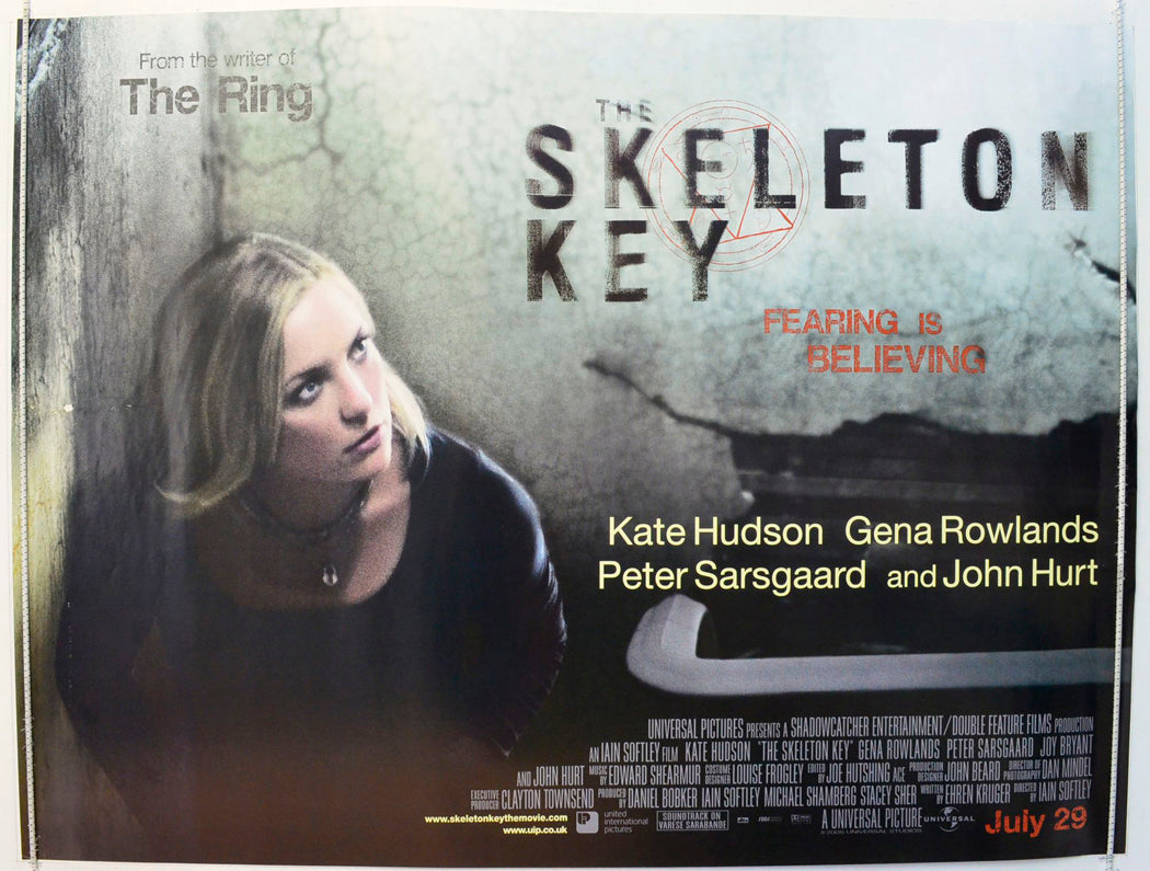 The Skeleton Key Original British Quad Poster - Film Poster - Movie Poster 